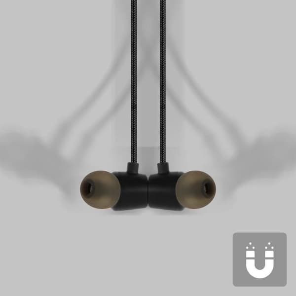 In-ear hörlurar - Akashi - USB-C - Magnetiska - Trådade - Svart