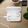 Miniatyrbild 4 av 4: In-ear hörlurar - Akashi - Bluetooth - 3H batteritid - Laddningsfodral - Vit