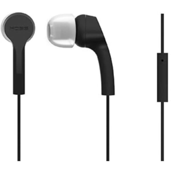 In-ear hörlurar - KOSS - KEB/9iK - Svart - Trådad - 3,5 mm jack