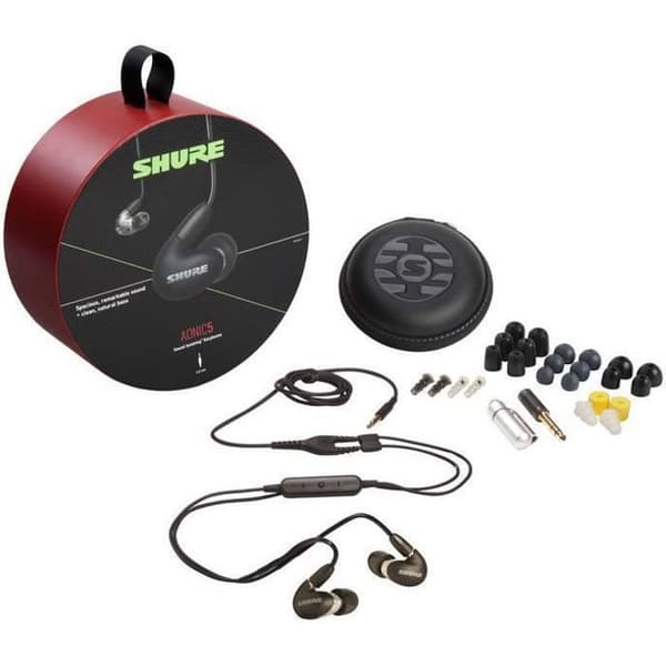 Shure AONIC 5 Trådbundna ljudisolerande hörlurar - Svart