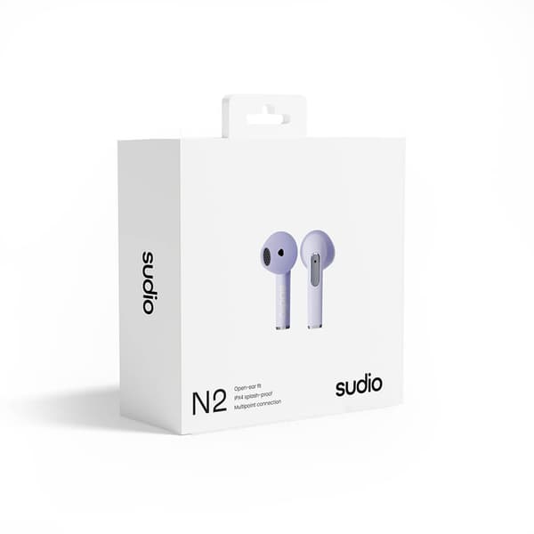 Høretelefoner In-Ear N2 True Wireless Lilla