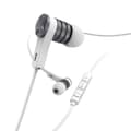 Miniatyrbild 4 av 6: Hama Intense Hörlurar Trådbundna In Ear Calls/Music Silver - Vit (00184136)