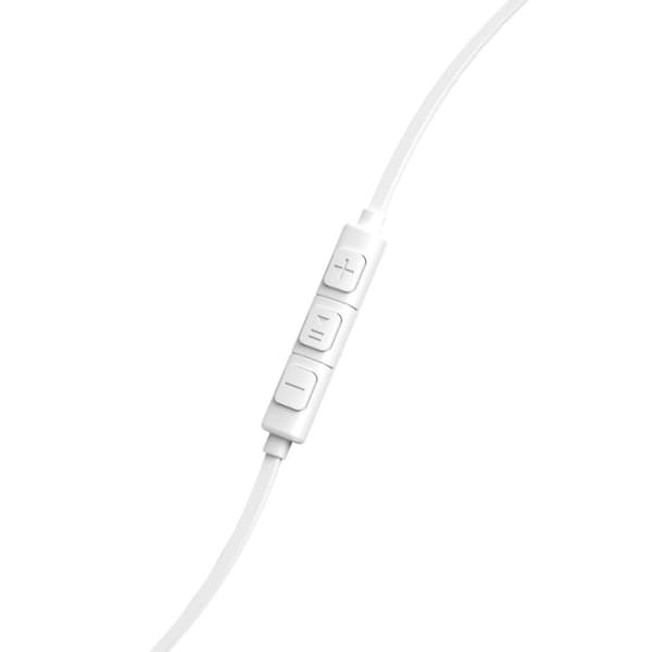 Hama Intense Hörlurar Trådbundna In Ear Calls/Music Silver - Vit (00184136)