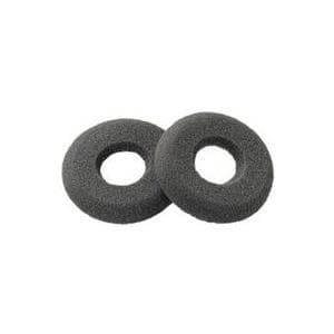 Poly - Ørepuder til headset - Sort (pakke med 2) - til SupraPlus H251, H261, HW251, SupraPlus SL H351, H361, SupraPlus Wideband HW251