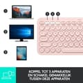 Pikkukuva 6 / 8: Logitech K380 - Langaton Bluetooth-näppäimistö - QWERTY - Vaaleanpunainen