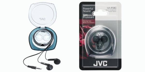 JVC Ear Bud Hörlurar Hörlurar In-ear Svart