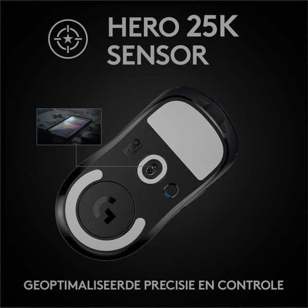 Logitech G Pro X SUPERLIGHT langaton Esports -pelihiiri - musta