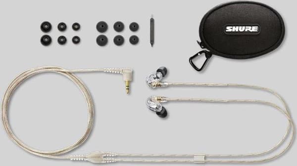 Shure SE215 Pro Headset Trådbunden In-ear Stage/Studio Transparent