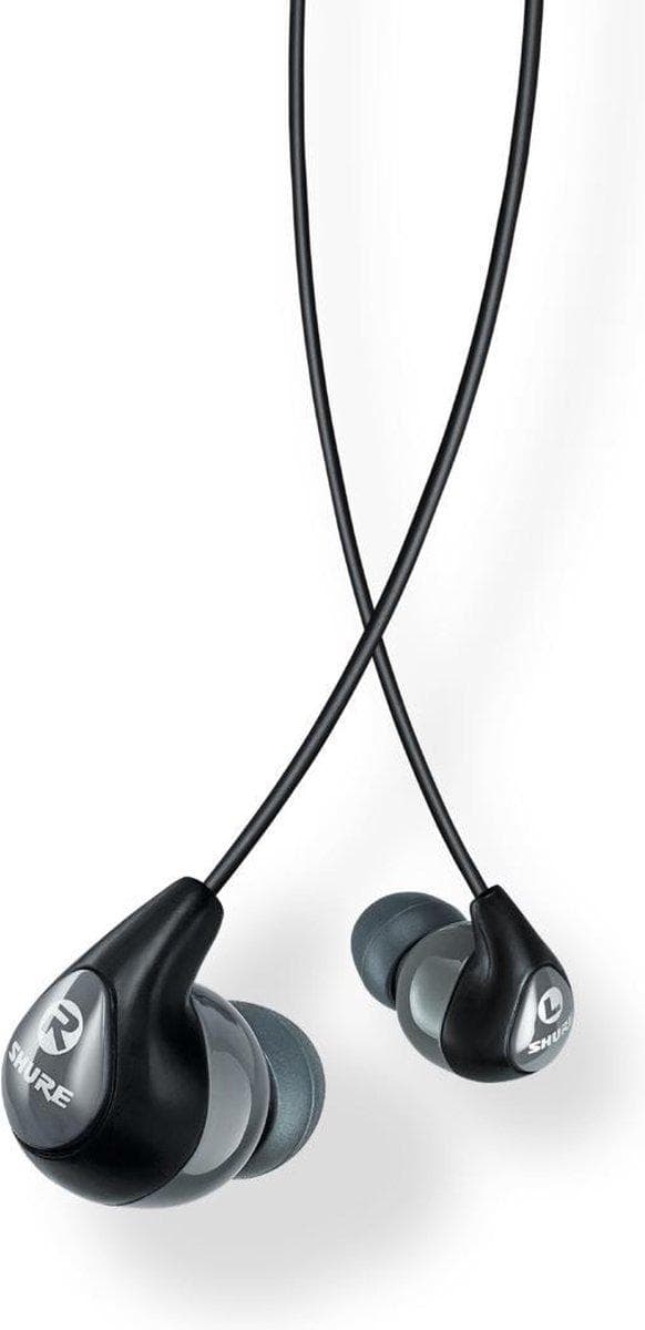 Shure SE112-GR hörlurar Trådbundna in-ear samtal/musik Svart, grå