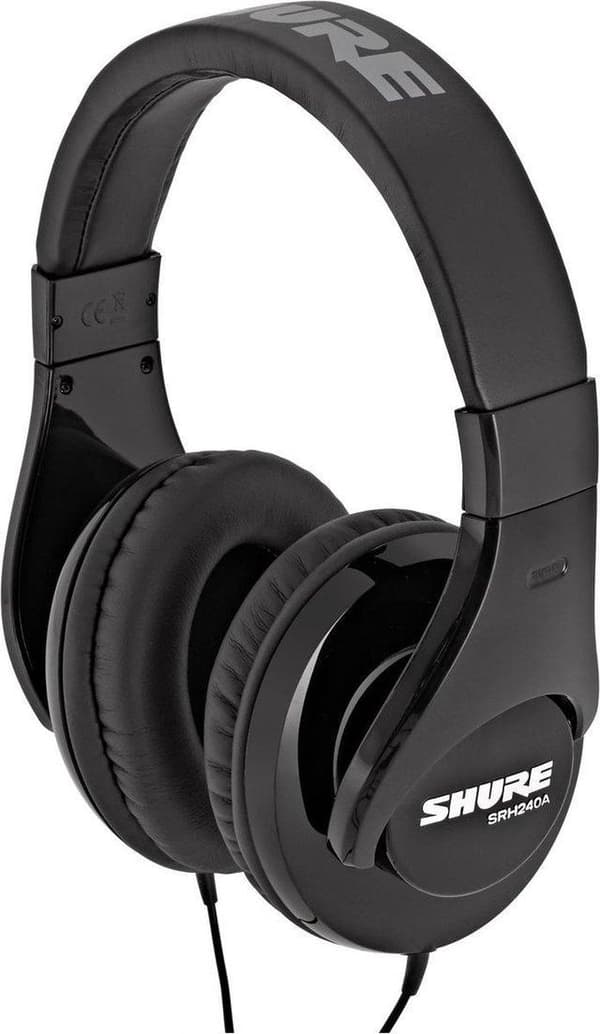 Shure SRH240A-EFS langalliset kuulokkeet musta