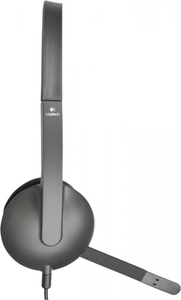 Logitech H340 USB-tietokonekuuloke Langallinen pääpanta Toimisto/puhelukeskus USB Type-A Musta