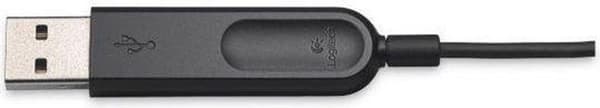 Logitech H340 USB-tietokonekuuloke Langallinen pääpanta Toimisto/puhelukeskus USB Type-A Musta
