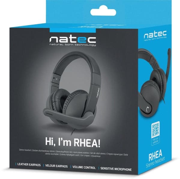 Natec Genesis Rhea Headset Pannband Svart