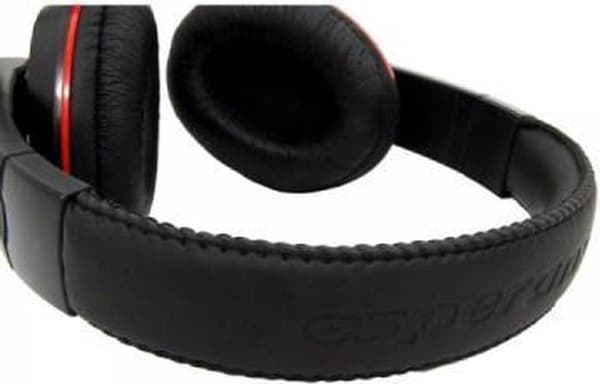 Esperanza EH118 hörlurar/headset Trådbundna huvudband Samtal/Musik Svart, Röd