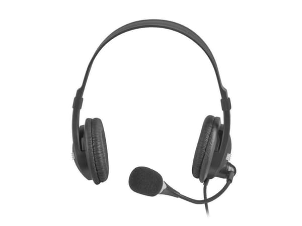 NATEC Drone Headset Trådbundna huvudband Samtal/Musik Svart, Orange
