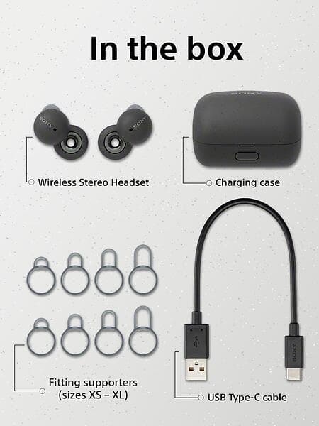 Original Sony LinkBuds WF-L900 Wireless In-ear - Svart