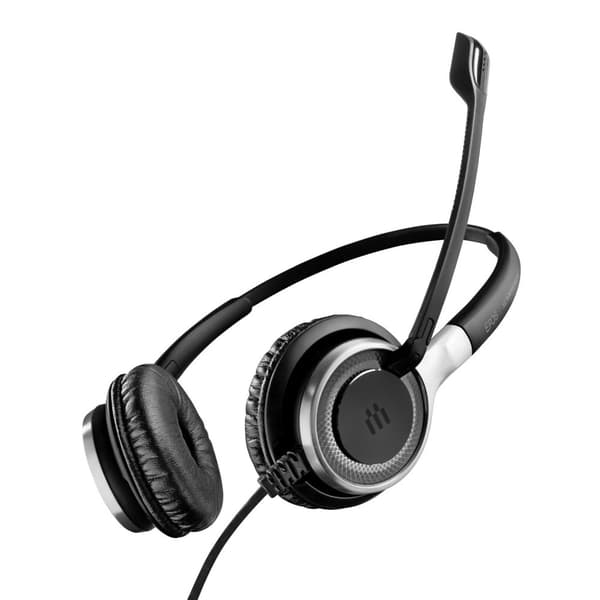 EPOS I SENNHEISER IMPACT SC 668 - Century - Kuulokkeet - korvalla - langallinen - musta hopealla
