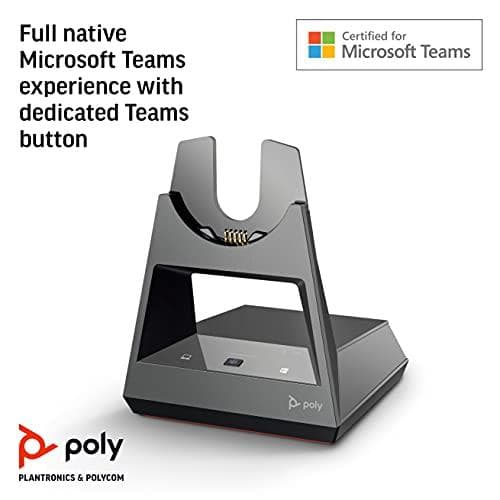 Poly Voyager Office Base Accessory - För Microsoft Teams - Basstation för trådlöst headset för Bluetooth Headset - för Voyager 4300 UC Series 4310
