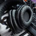 Miniatyrbillede 3 af 6: Roland RH-200 Studio-hovedtelefoner Over Ear Foldbare, drejelige ørekopper Sort (085430)