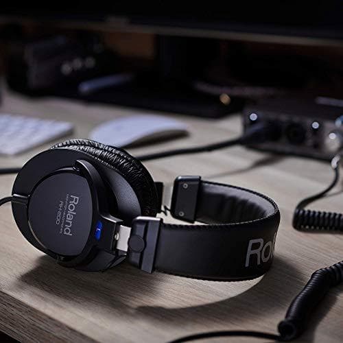 Roland RH-200 Studio-hovedtelefoner Over Ear Foldbare, drejelige ørekopper Sort (085430)
