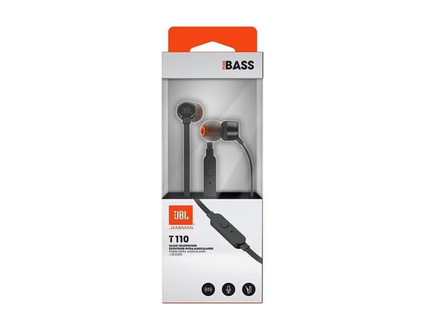 Original JBL T110 In-ear - Svart