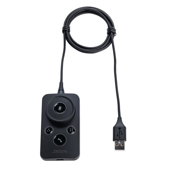 Jabra Engage Link-fjernbetjening Kablet lydtrykknapper Sort