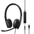Miniatyrbild 4 av 5: EPOS I SENNHEISER ADAPT 165 USB-C II - ADAPT 100-serien - Headset - on-ear - trådbunden - 3,5 mm kontakt, USB-C - svart - optimerad för UC (1000920)
