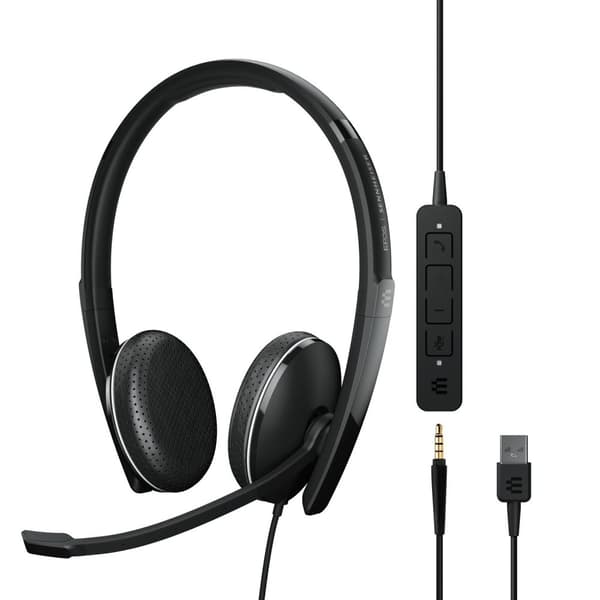 EPOS I SENNHEISER ADAPT 165 USB II - kuulokkeet - on-ear - langallinen - USB, 3,5 mm pistoke - musta - optimoitu UC
