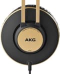 Pikkukuva 5 / 7: AKG K92 mustat, kultaiset, sirkumalliset sankakuulokkeet