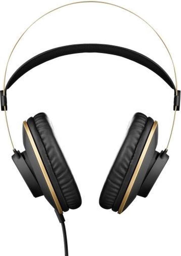 AKG K92 mustat, kultaiset, sirkumalliset sankakuulokkeet