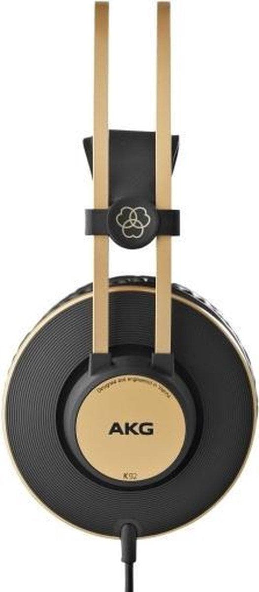 AKG K92 mustat, kultaiset, sirkumalliset sankakuulokkeet