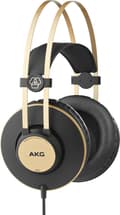 Pikkukuva 2 / 7: AKG K92 mustat, kultaiset, sirkumalliset sankakuulokkeet