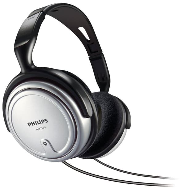 Philips SHP2500 - Over-Ear hovedtelefoner - Sølv