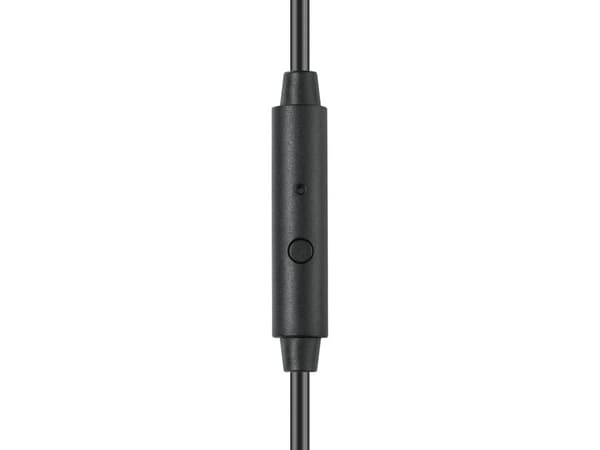 Sandberg MiniJack Headset med Line-Mic - hörlurar med mikrofon - on-ear - trådbunden - 3,5 mm kontakt