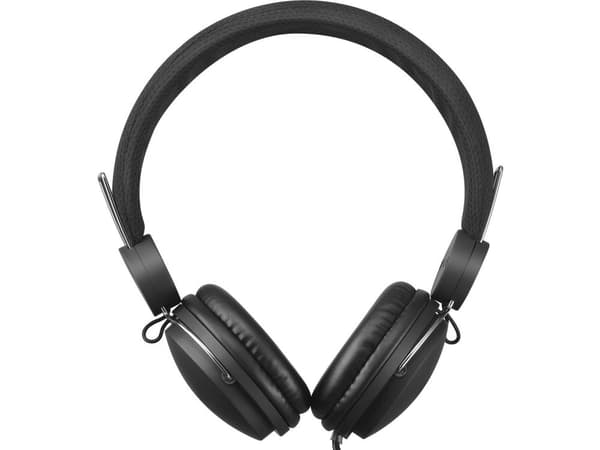Sandberg MiniJack Headset med Line-Mic - hörlurar med mikrofon - on-ear - trådbunden - 3,5 mm kontakt