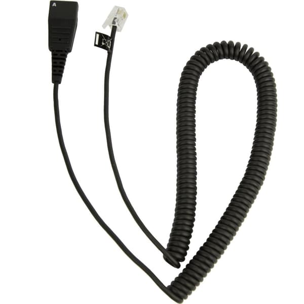 GN Netcom - Headsetkabel - Snabbkoppling - RJ-10 - 2m (8800-01-37)