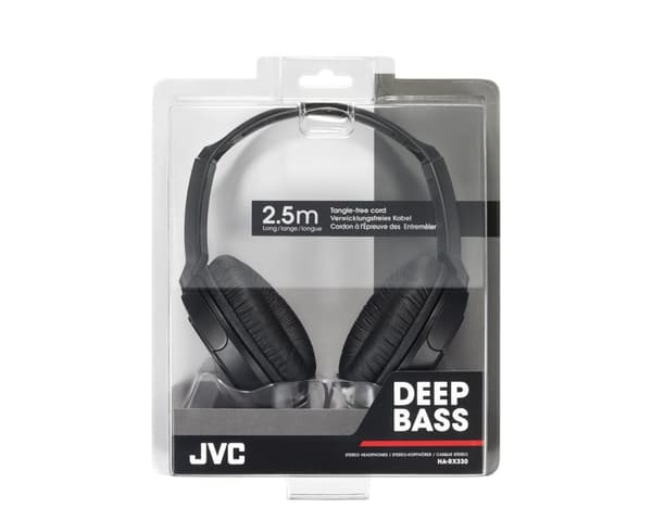 JVC HA-RX330 - Over-ear høretelefoner - Sort