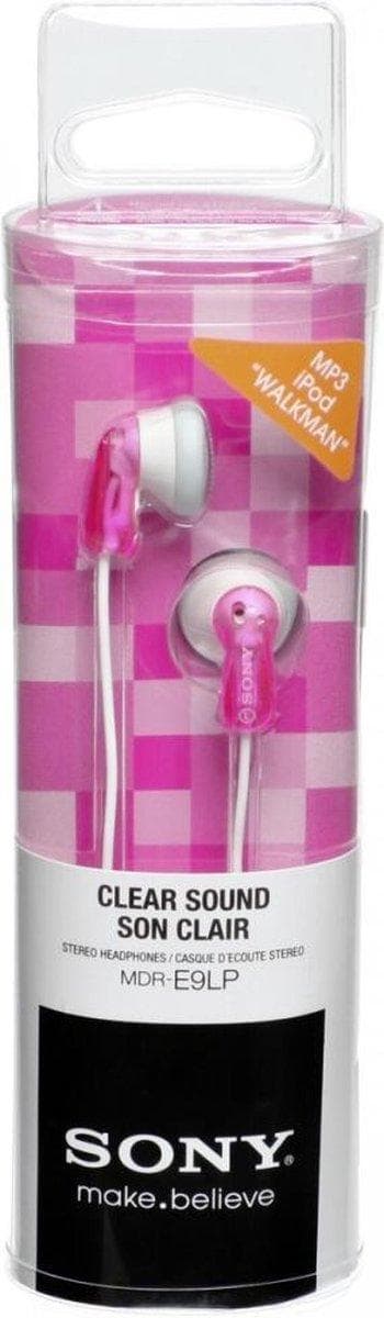 Sony MDR-E9LP - In-ear-öronsnäckor - Rosa