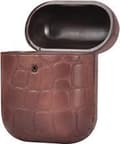 Pikkukuva 1 / 4: TERRATEC AirBox suojakotelo AirPodsille Stone Pattern Brown