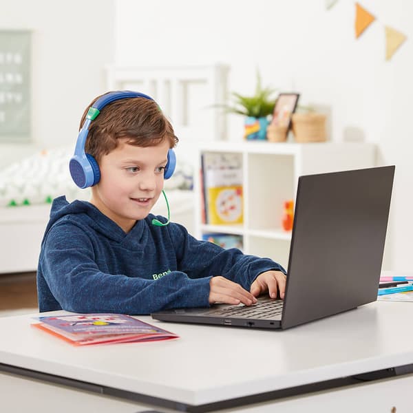 HAMA Høretelefoner On-Ear Teens Guard Trådløse 85dB Blå