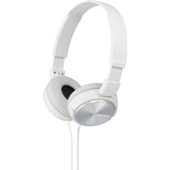 SONY MDR-ZX310 Hörlurar Vita