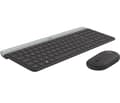 Miniatyrbillede 3 af 6: Logitech Slim Wireless Combo MK470 - Tastatur og mus sæt - trådløs - 2,4 GHz - QWERTY - GB - Grafit