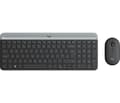 Miniatyrbillede 1 af 6: Logitech Slim Wireless Combo MK470 - Tastatur og mus sæt - trådløs - 2,4 GHz - QWERTY - GB - Grafit