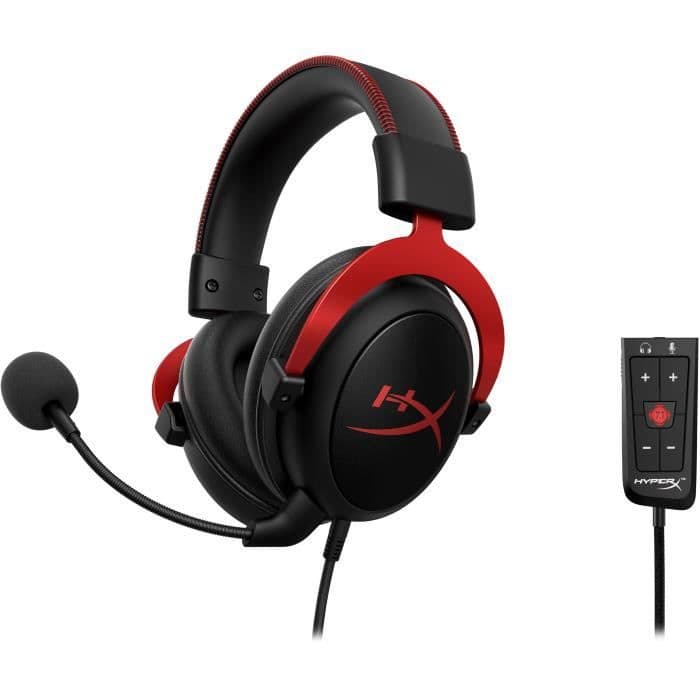 HYPERX Headset med mikrofon Cloud II Röd