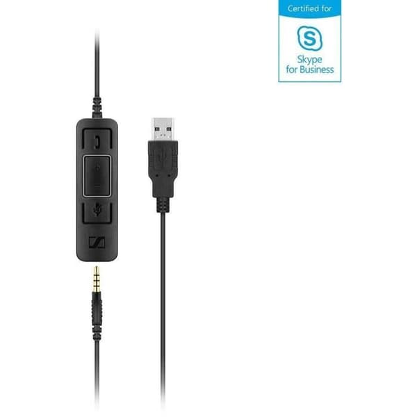 SENNHEISER IMPACT SC 75 USB MS EPOS Headset - On-Ear - Kabelansluten - Svart