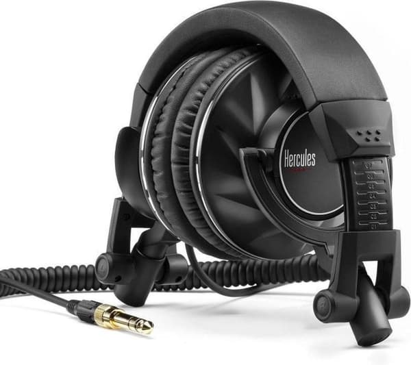 Hercules HDP DJ60 -kuulokkeet langalliset päänauha Music Black