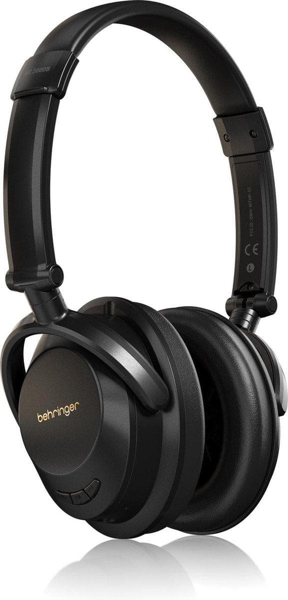 Behringer HC 2000B hovedtelefoner/headset Trådløst hovedbånd Scene/Studio Micro-USB Bluetooth Sort