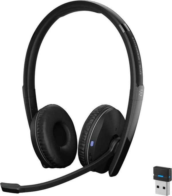 EPOS | SENNHEISER ADAPT 260 -kuulokkeet langattomat sankasankalla varustetut Bluetooth-kuulokkeet, musta