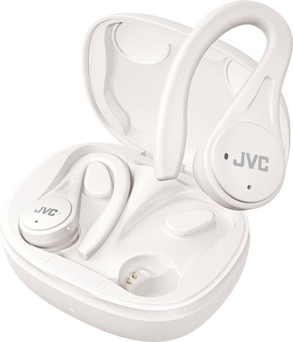 JVC HA-EC25T-WU hvide hovedtelefoner hvide In Ear Sport TWS 7h batteri, IPX5 (HA-EC25T-WU)