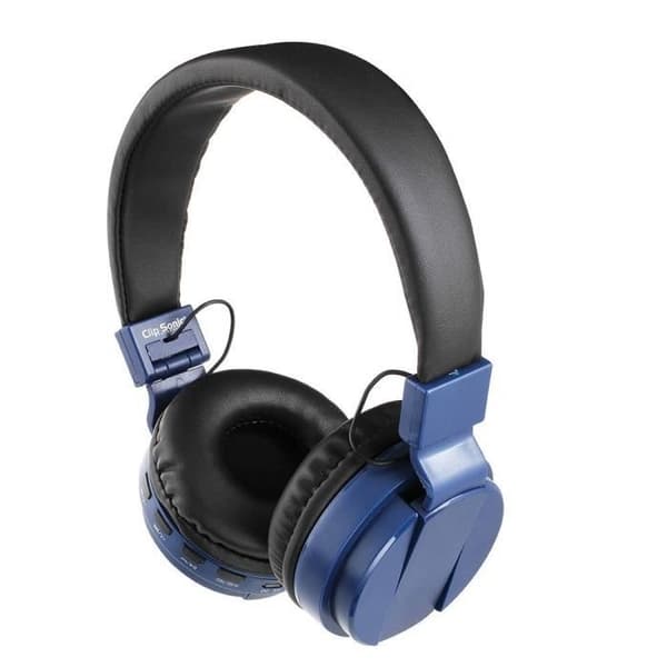 Blå Bluetooth®-kompatibla hörlurar TES148B